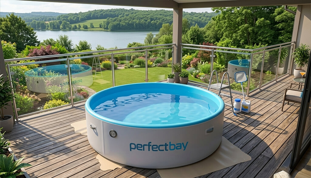 basen na balkon - czy to bezpieczne