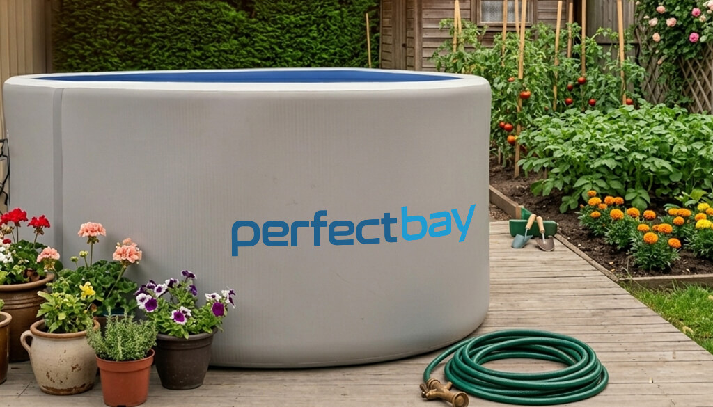 basen na działce ROD