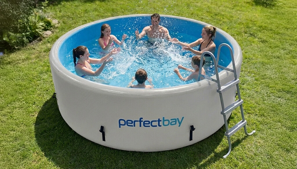 duży basen ogrodowy