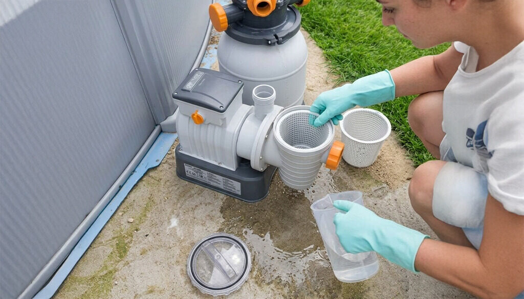 czyszczenie filtra basenowego