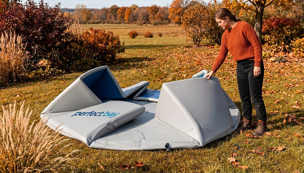 demontaż basenu perfect bay na zimę