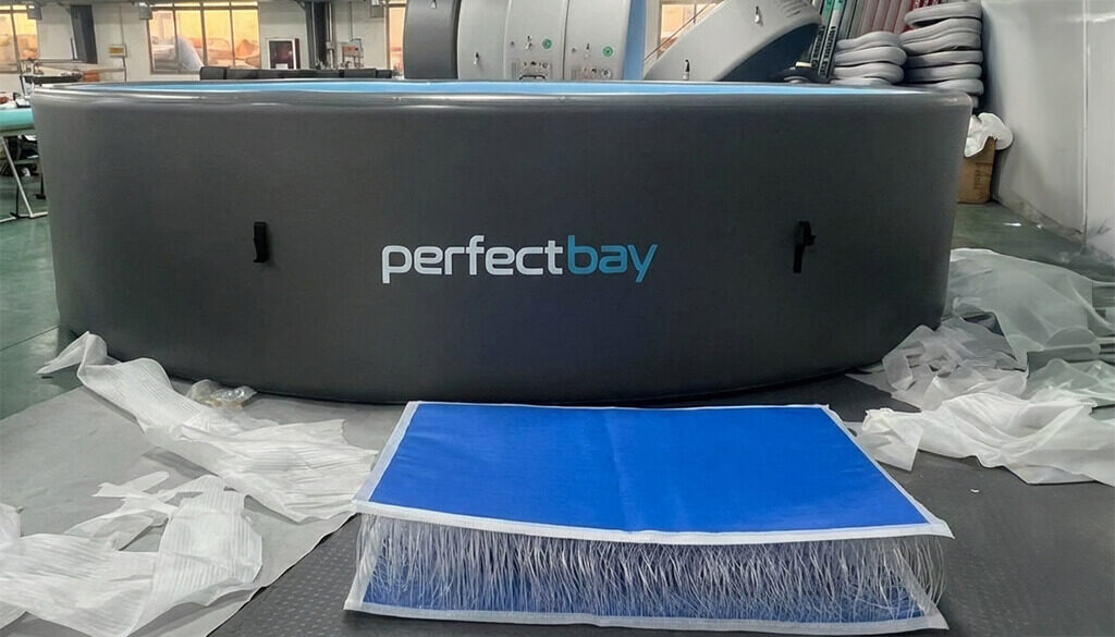 jak powstaje basen drop-stitch