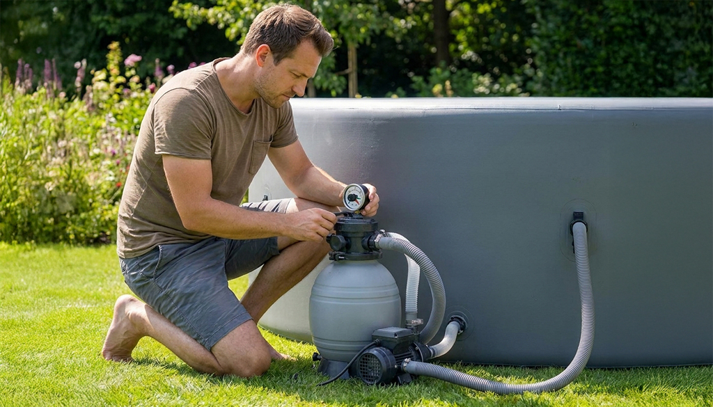 optymalne ciśnienie w basenie drop stitch