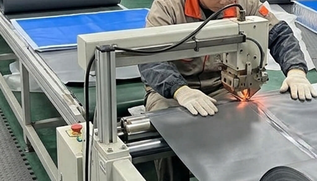 produkcja basenu w technologii drop stitch