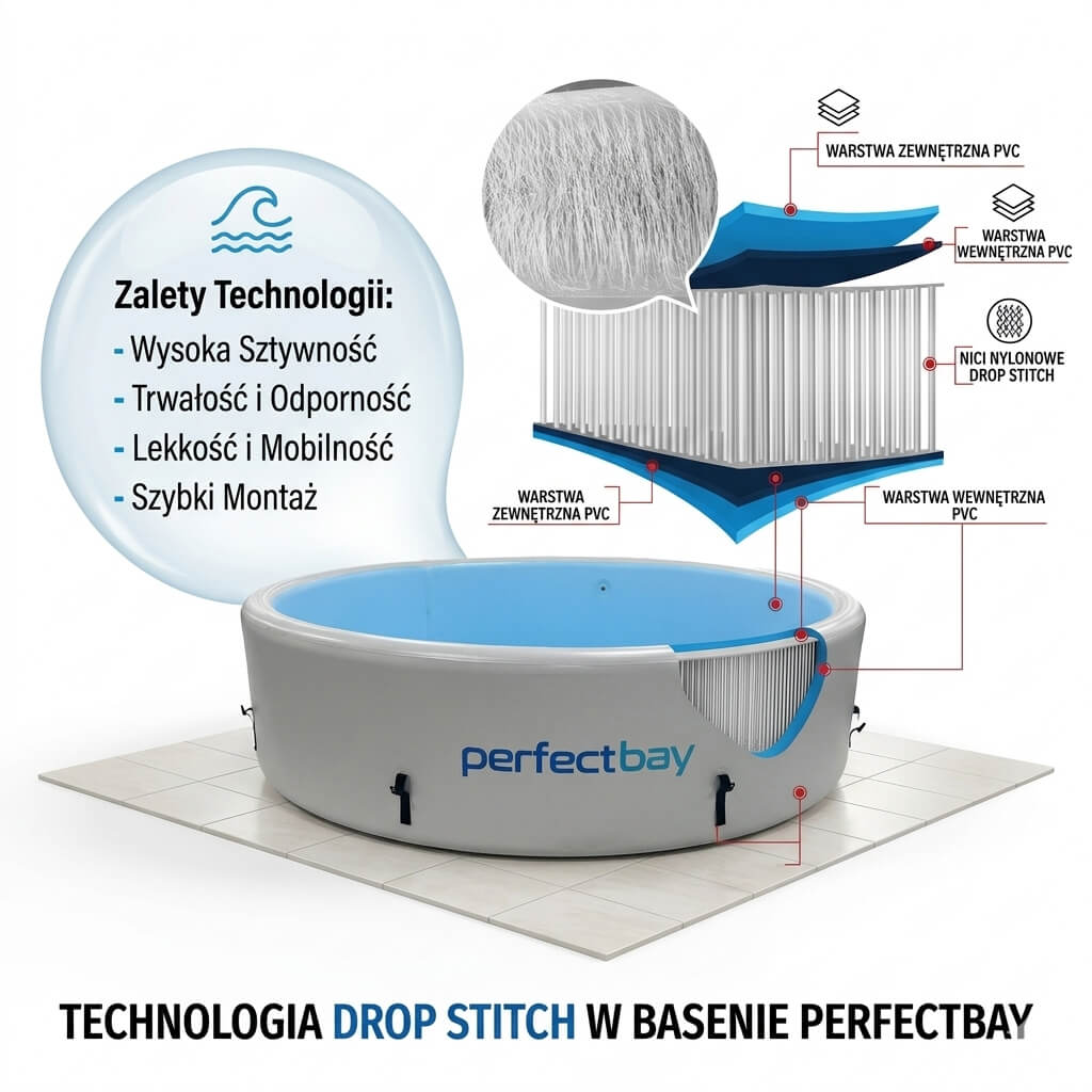zalety technologii drop-stitch